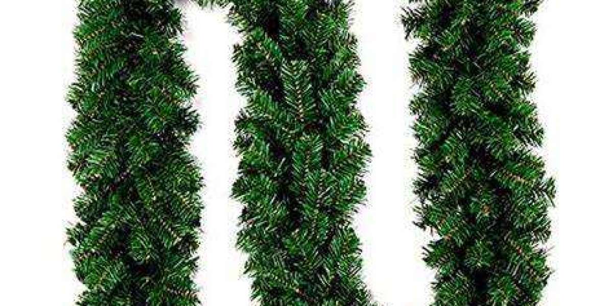 Illuminating Holiday Cheer: Enhancing Decor with PVC Christmas Garland with LED Lights